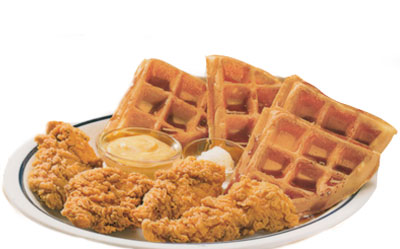 Chicken and waffles